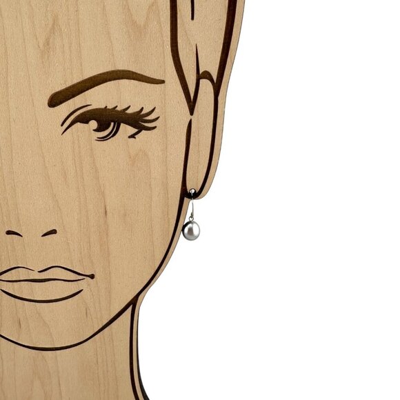 Giani Bernini Gray Cultured Freshwater Pearl Earrings Sterling Silver - Picture 4 of 10